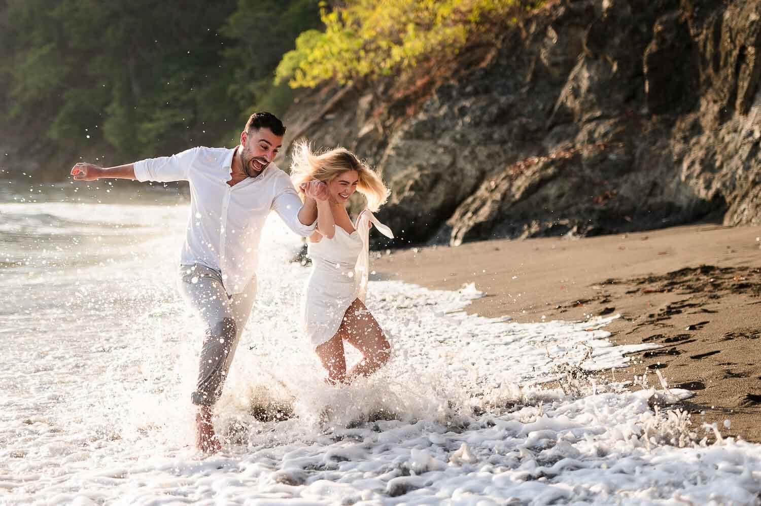 Los Sueños Marriott Beach Engagement Session at Herradura | Costa Rica Wedding Photographer